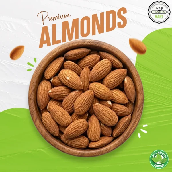 Almonds Peeled (Badam Giri)
